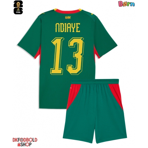 Senegal Iliman Ndiaye #13 Udebanesæt Børn VM 2026 Kort ærmer (+ korte bukser)